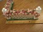 Rose Covered Corner Victorian Fence w/2 Garden Beds 1:12 dollhouse miniature #4 — photo 10