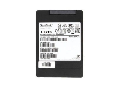 Hard drive SanDisk 1.92TB SSD SATA 6G 2.5'' MLC SDLF1CRR-019T-1HAP