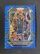 Vince Williams Jr. 2022-23 Panini Prizm Blue Wave Base RC #255