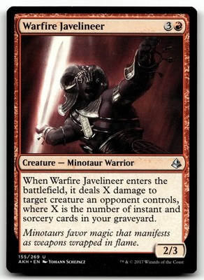 Warfire Javelineer 155 Magic The Gathering- Amonkhet