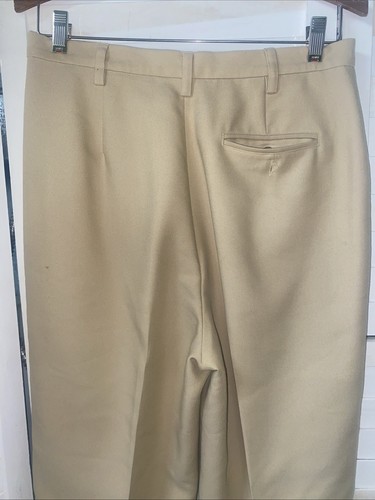 Vintage Evan Picone Women's Khaki Tan Lined Suit Pants Trousers Sz 10 Medium - Picture 9 of 10