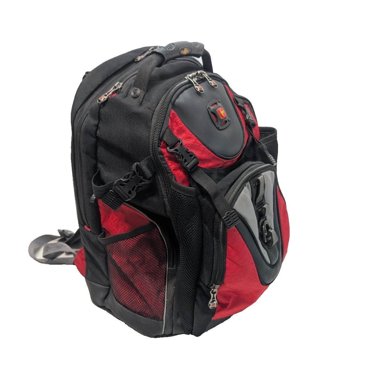 Swiss Gear Maxxum Red Black Laptop Travel Back Pack Wenger S