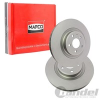 2X Mapco Bremsscheiben 345Mm BelÜFtet Vorne Passend FüR Audi A4 A5 Q5 | 15003C