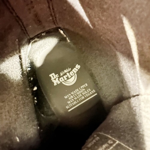 Dr. Martens schwarze vegane Leder Schnürstiefel Kampfstiefel Größe 10 - Bild 9 von 10