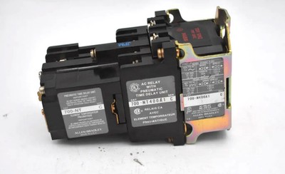 ALLEN BRADLEY 700-N400A1 C AC RELAY WITH PNEUMATIC TIME DELAY UNIT