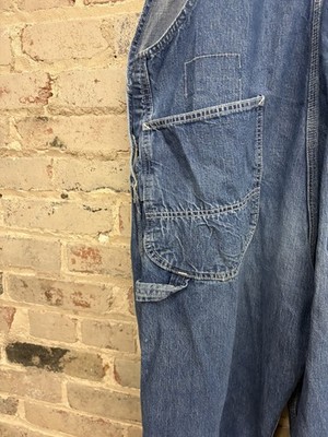 Vintage 50's Lee Jeans Union Made Sanforized Jelt Denim Overalls