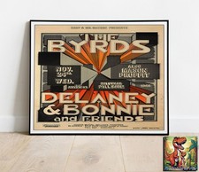 The Byrds Delaney & Bonnie 1976: Live Konzert Tour Repro Poster - 30"x24"