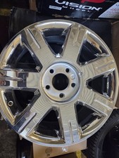 17” Cadillac DTS OEM Wheel Rim 17X7 Chrome 4601 2006 2007 Genuine Factory OE