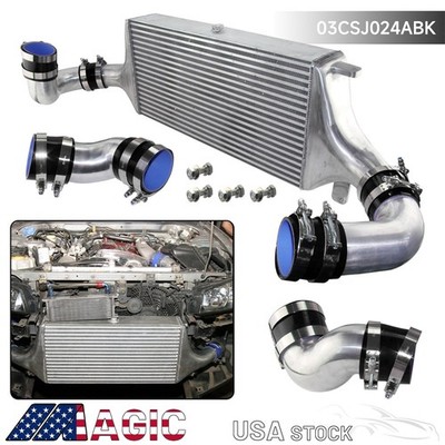 Front Mount Intercooler For Nissan Skyline R33 R34 GTR RB26DETT 94-08 Black