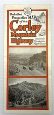 1920’s Corley Mountain Highway–Colorado Springs to Cripple Creek Travel Brochure