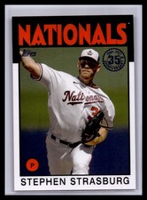 2021 Topps 1986 Topps Baseball 35th Anniversary #86B-84 Stephen Strasburg