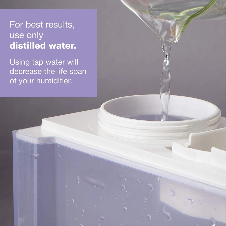 UH300 Warm and Cool Mist Humidifier with Humidistat and Timer, Quiet, Soothin... - Image 4 of 4