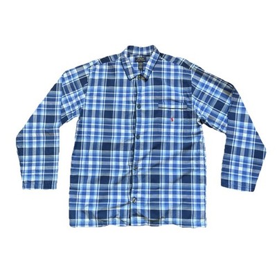 Polo Ralph Lauren Sleepwear Mens Medium Button Shirt Pajama Core Casual Comfort