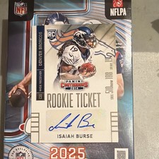 Panini Contenders Rookie Autograph Isaiah Burse #196 Denver Broncos 2014 NFL