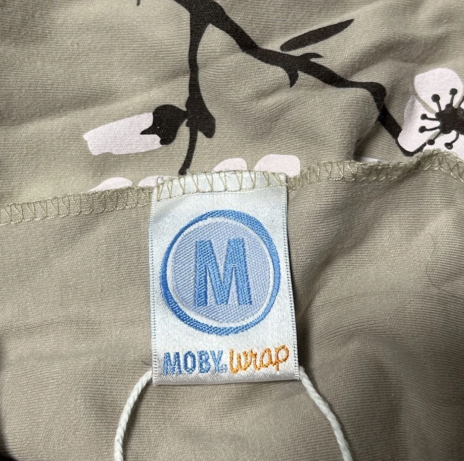 Moby Wrap Baby Carrier, Tan, For babies 8-35lbs - Image 2 of 4