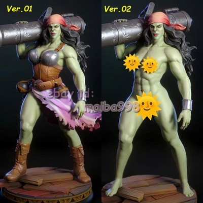 Boomka the Orc Pirate 3D Print Garage Kit Figure Model Kit Unpainted Unassembled