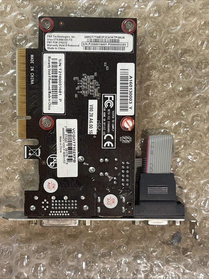 PNY NVIDIA GeForce GT 710 2GB graphics Card VCGGT7102XpB - Image 3 of 3