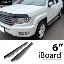 Aps Flat Running Board Polished 6 Fit Honda Ridgeline 06-14