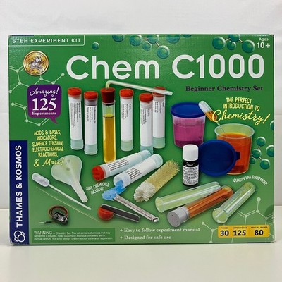 Thames & Kosmos 2022 Version 2 Chem C1000 Beginner Chemistry Set 125 Experiments