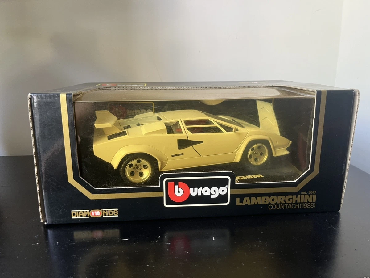 ミニカー Burago Lamborghini Countach 1/18 Las mejores ofertas en Lamborghini Burago escala 1:18 vehículos