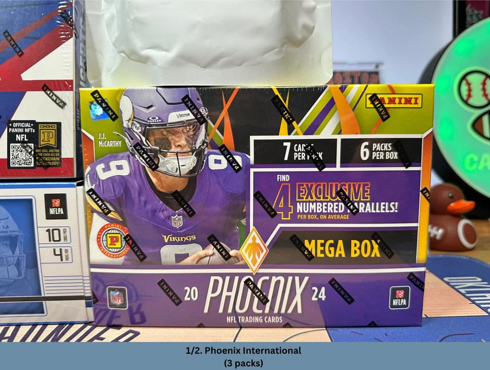 New England Patriots Hobby Box BREAK 24-25 NFL 1/4 Luminance 1/2 Phoenix - Image 2 of 4