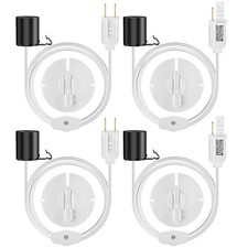 Wellrise 4 Set Blow Mold Light Kit Replacement Single Bulb Cord White