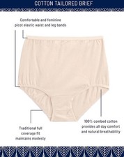 NIP Vanity Fair High Waisted Full Coverage Perfectly Yours PANTY Fawn Sz 12/5X