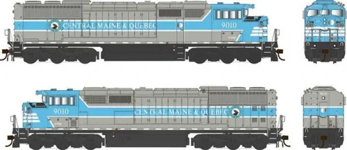 Locomotora Bowser escala HO SD40-2F Maine y Quebec #25345 cabina # 9023 versión DC | Zustand: New