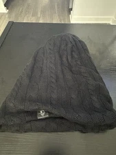 Tough Headwear Black Cable Knit Beanie