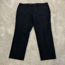 Ralph Lauren Wool Dress Pants Trousers Black Mens Size 44x30