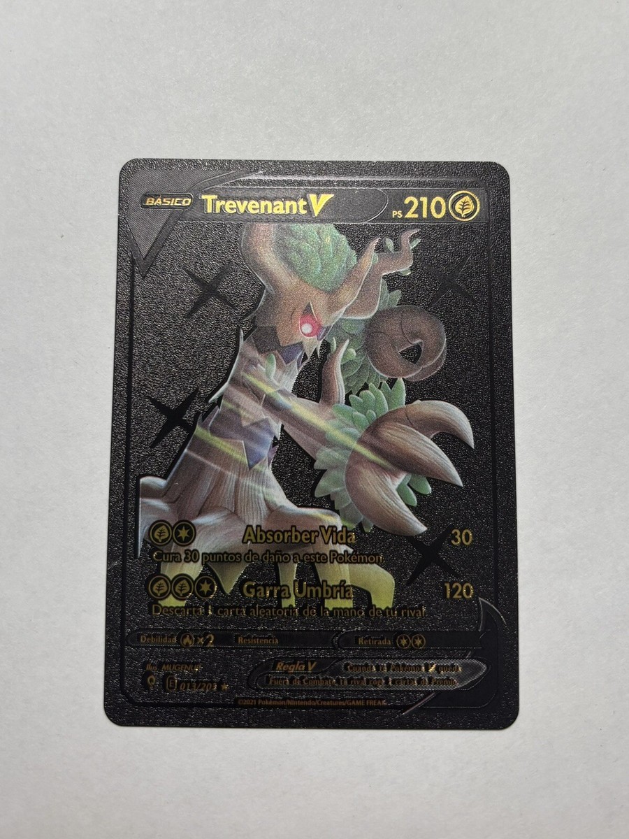 Trevenant Vmax Black Foil Fan Art Display Card NM | eBay