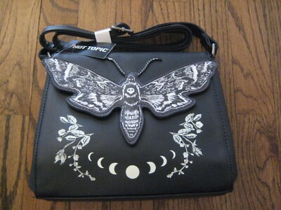 Thorn & Fable Death Moth Moon Phase Crossbody Bag