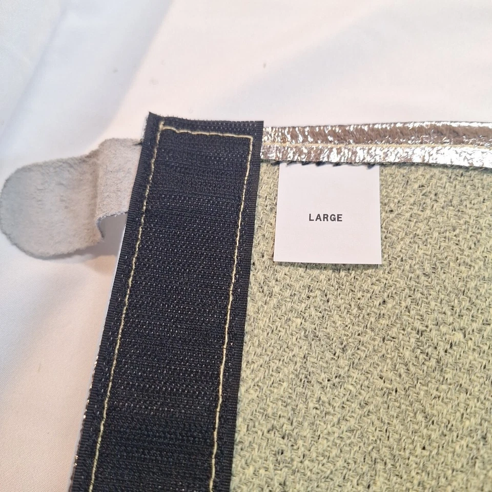 Newtex Pair Of Aluminized Spats Boot Covers Radian Heat Resistant Silver, Large - Image 3 of 3