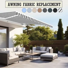 ALEKO Fabric Replacement for 20 x 10 feet Retractable Patio Awning Sunshade