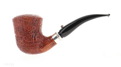 Pipe L'Anatra dalle Uova d'Oro GIGANTE brown sandblasted magnum bent calabash