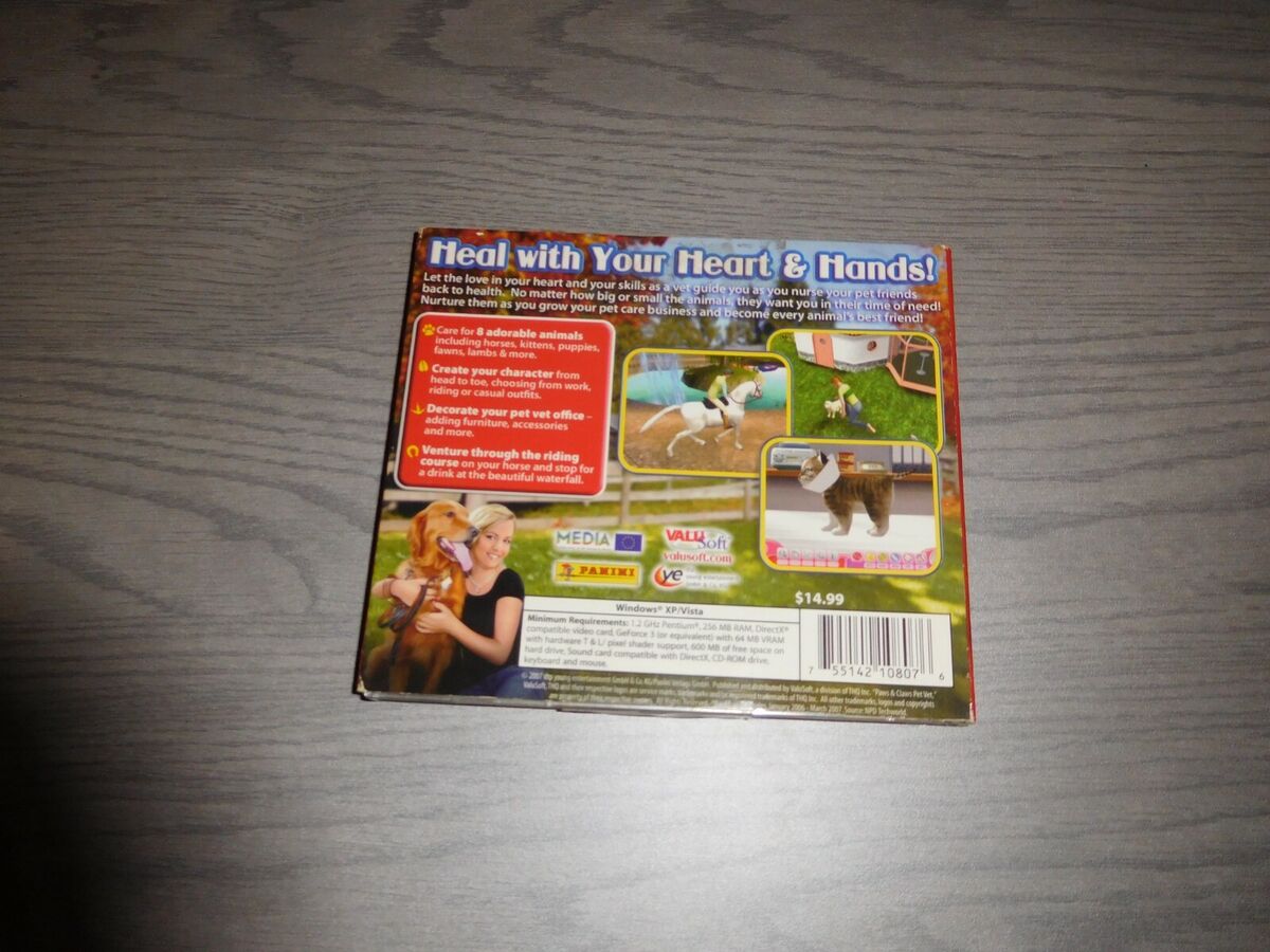 Paws and Claws Pet Vet 2 Healing Hands DS Game