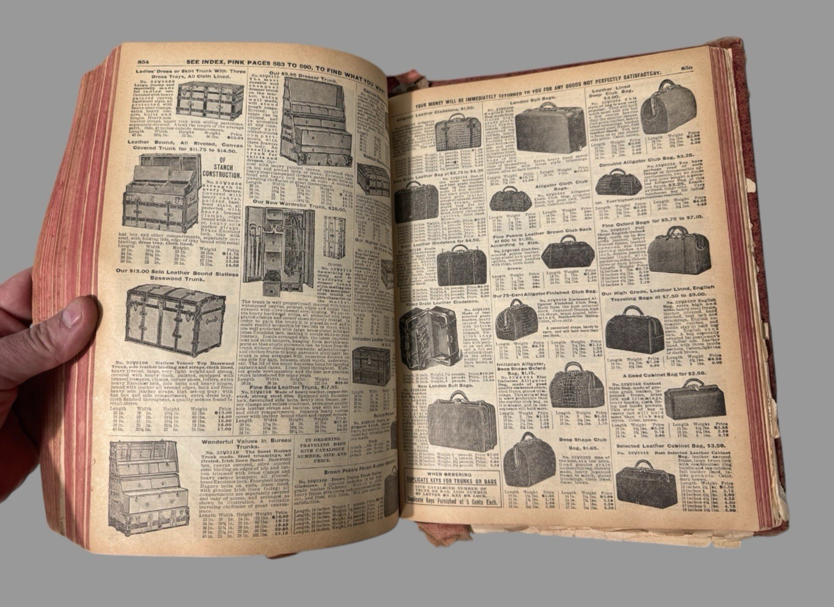 【アンティーク】シアーズ・ローバック カタログ 1912年 Vintage Sears Roebuck & Co. Catalog 112 Great Early 1900s