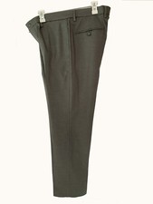 Men  s Chaps Pants Chino Color Gray Business Casual Size 33 x 30 Polyester