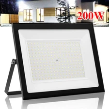 200W Watt LED Flood Light Garden Outdoor Lamp Yard Security Spotlight Cool White