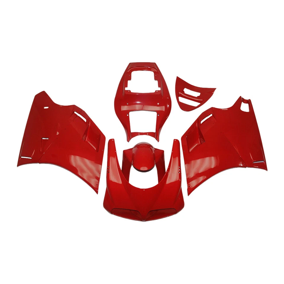 For Ducati 996/748 Biposto 1996 1997 1998 1999 2000 2001 2002 Red Fairings Kit Foto 3 de 4
