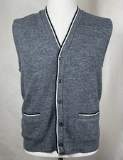 Sportswear by REVERE Vereloft Vintage Gray Vest Medium Orlon Acrylic