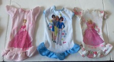 Barbie Doll Pajama Nightgowns Lot Of 3 Hard To Find. Very Cute
