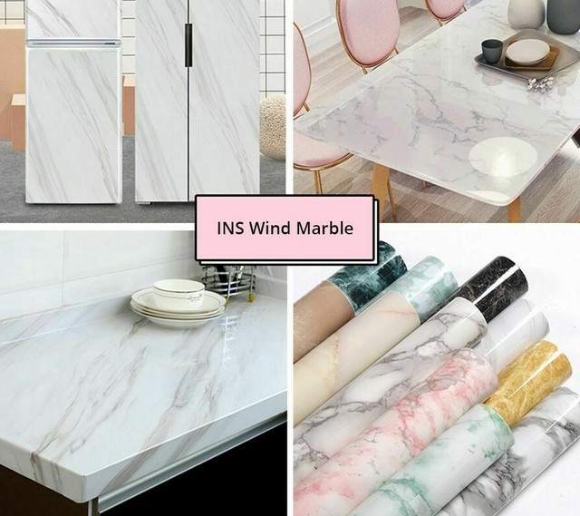 Marble Stickers Film Vinyl Home Wall Countertop Decoration