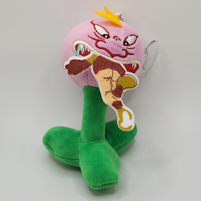Plants Vs Zombies Chomper Plush Body In Mouth Stuffed Animal Toy Window Cling 5''