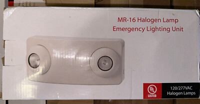 NEW Black Thomas and Betts Halogen Lamps MR-16 Emergency Lighting Unit kit