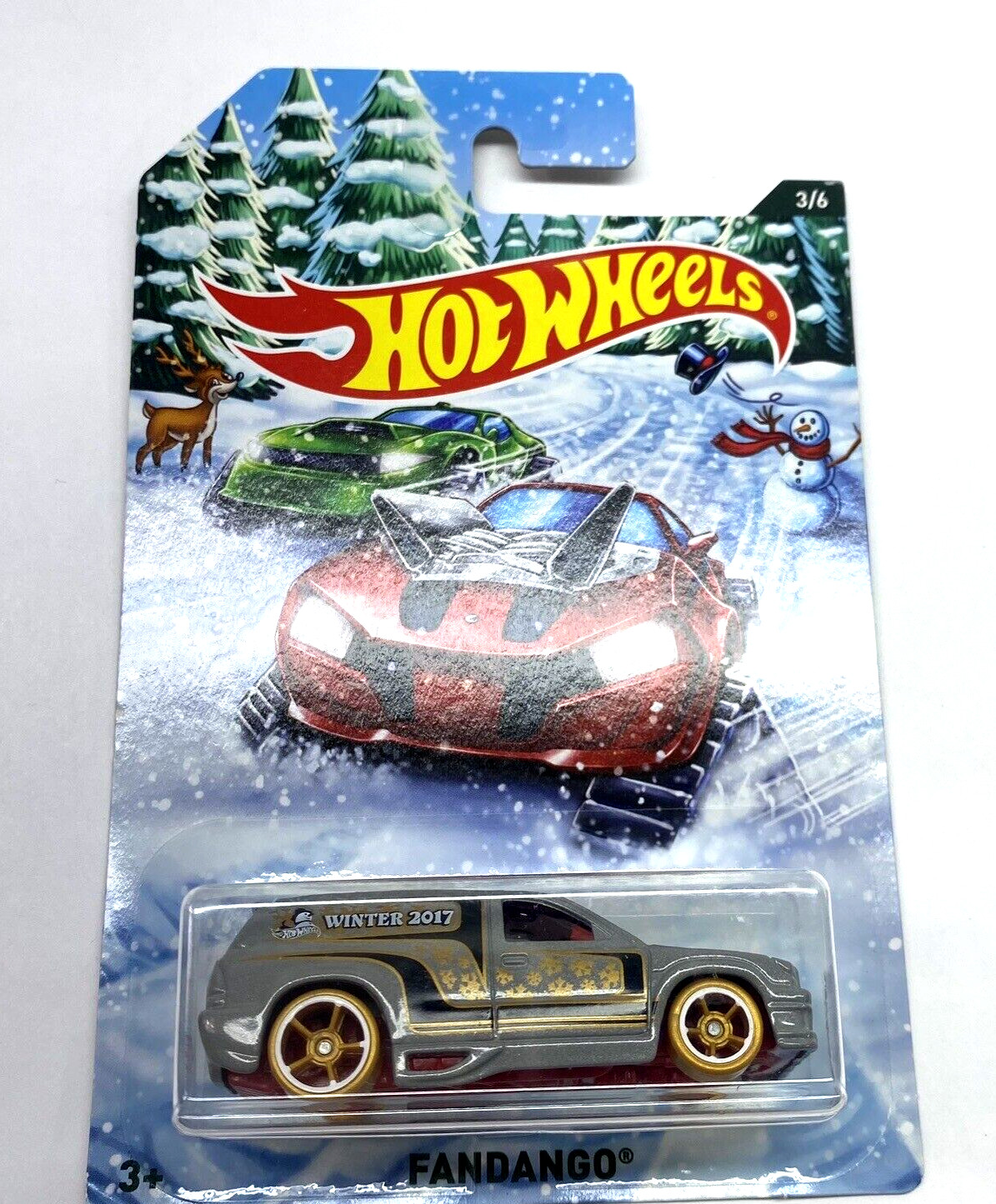 Hot Wheels - Fandango (Grey) 2017 Winter, Christmas Holiday