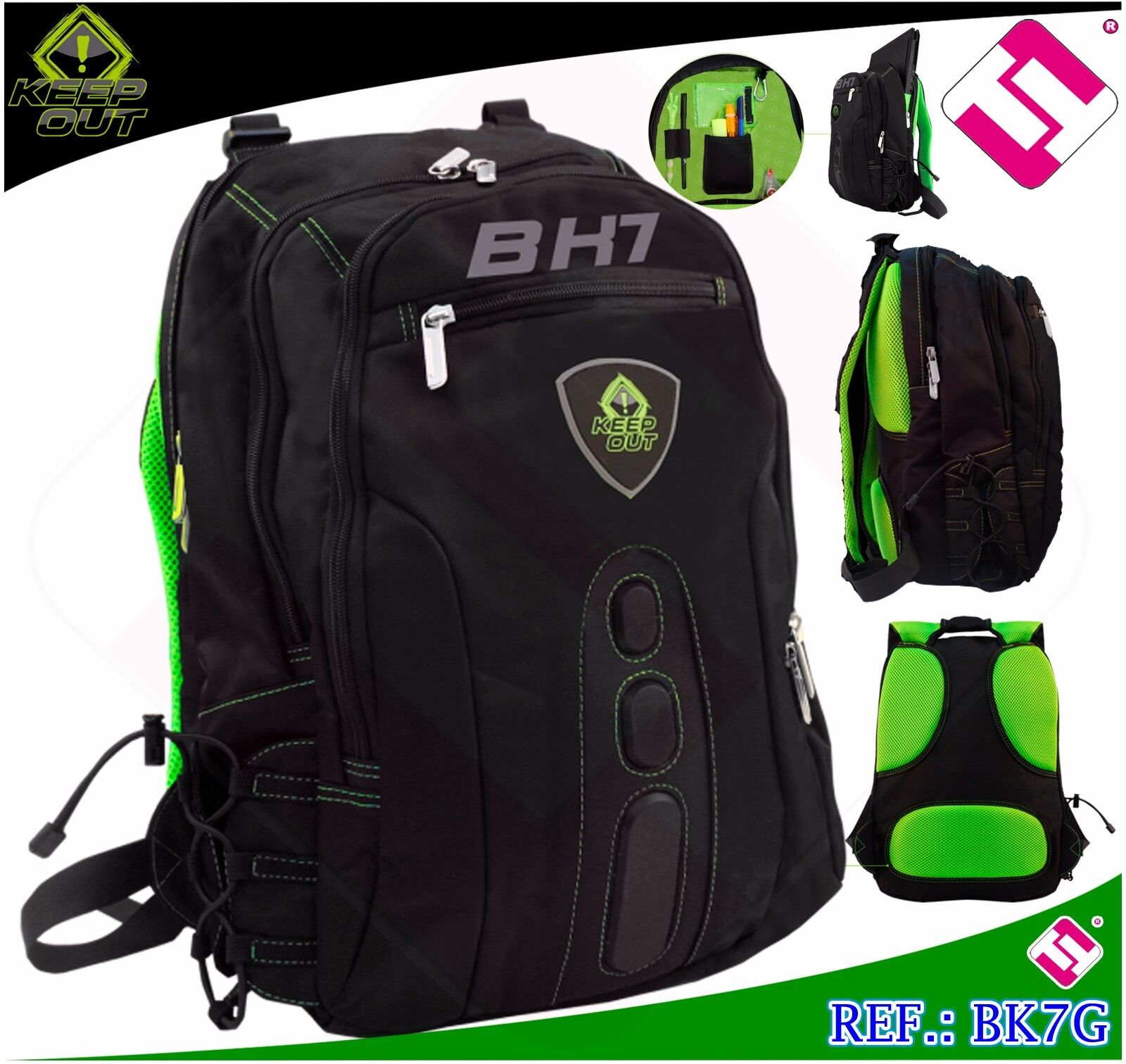 MOCHILA GAMING KEEP OUT 15,6