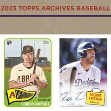 2023 Topps Archives Autos Parallels, and Inserts- Pick your Card - Free Shipping