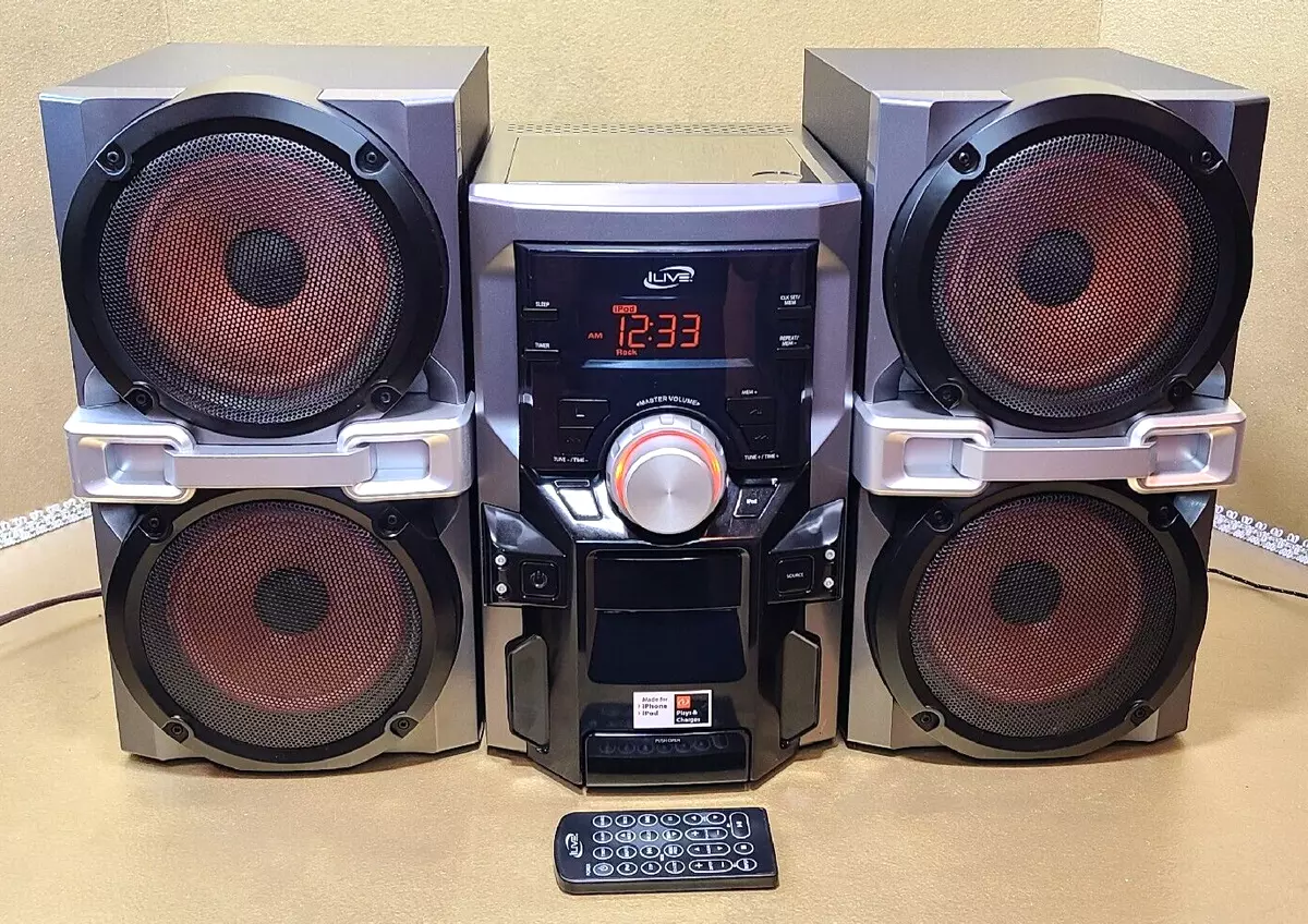Ilive home music system deals for iphone and ipod