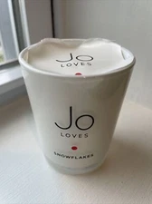 Jo LOVES Limited Edition SNOWFLAKES Votive Candle 70g / 2.46oz NWOB